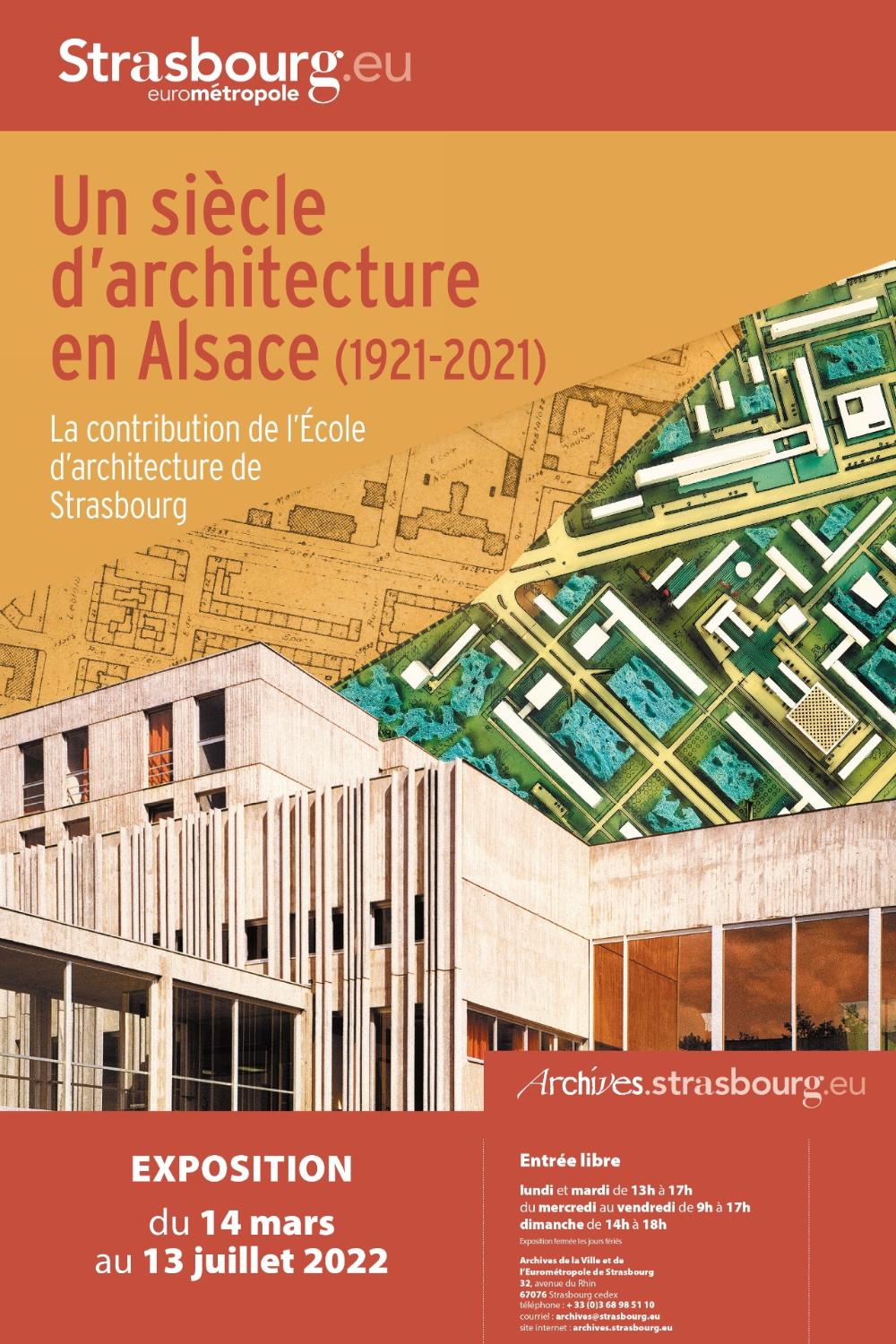 Un siècle d'architecture en Alsace (1921-2021)
