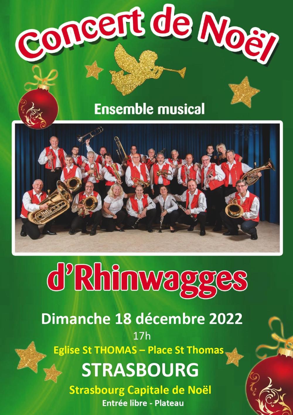 Le concert de Noël de l'ensemble Musical d'RHINWAGGES